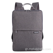 Γκρίζο απλό κατιονικό Business Laptop Backpack Προσαρμογή